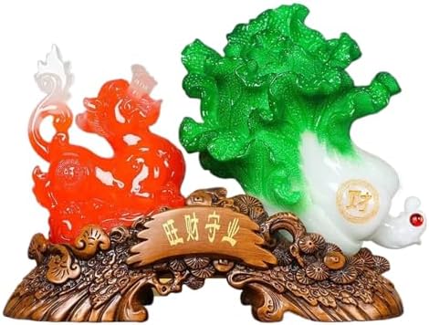 Chinese Feng Shui Resin Wealth Statues for Home and Office