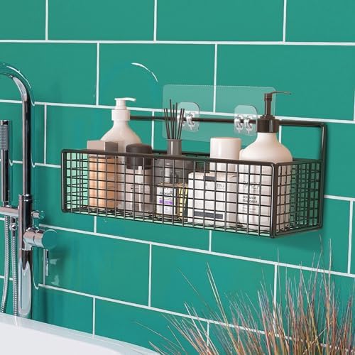 4 Pack Strong Adhesive Suction Cup Hooks for Shower Caddy