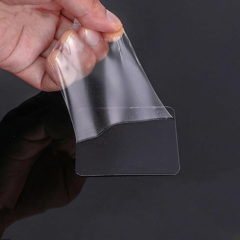 10Pcs Transparent Wall Mount Sticky Pads for Shower Caddy Organizer Hooks