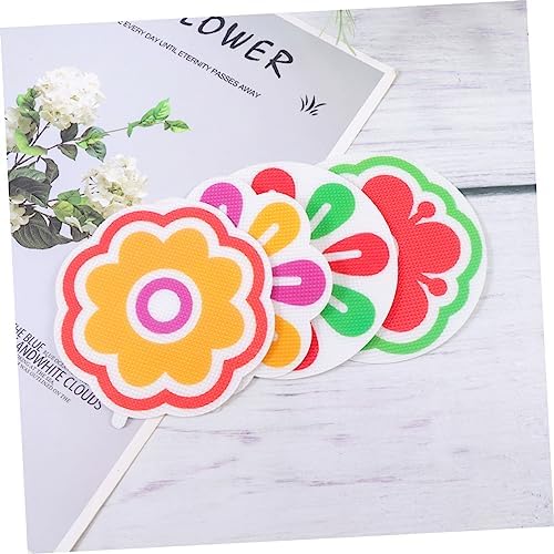8Pcs Flower Design Non-Slip Bathtub Stickers