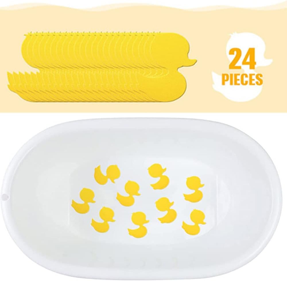 YANQINQIN 24PCS Non-Slip Bathtub Stickers