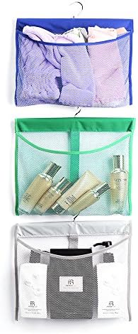 ALYER Hanging Mesh Shower Caddy for Shampoo Conditioner Bath Toys Toiletries