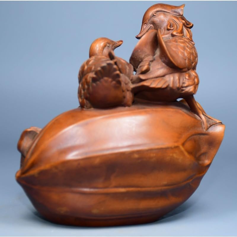 Handcrafted Mandarin Duck Statue Home Decor