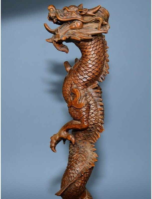 LimpaC Collection Mini Boxwood Dragon Statues