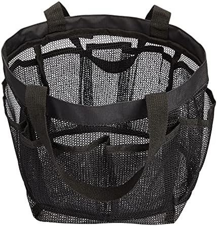 HAOGUAGUA Mesh Shower Caddy with 8 Pockets - Quick Dry Portable Toiletry Bag