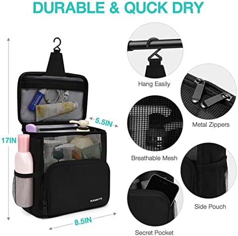 Hatisan 1PC Portable Shower Caddy for Dorm Room and Travel