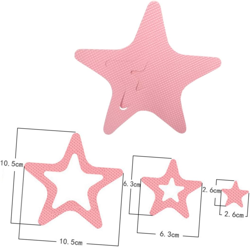 ABOOFAN 12pcs Star Shape Anti-Slip Bath Stickers