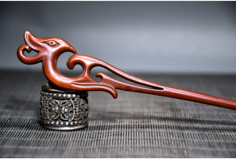 LimpaC Collection Boxwood Phoenix Meditating Sculpture