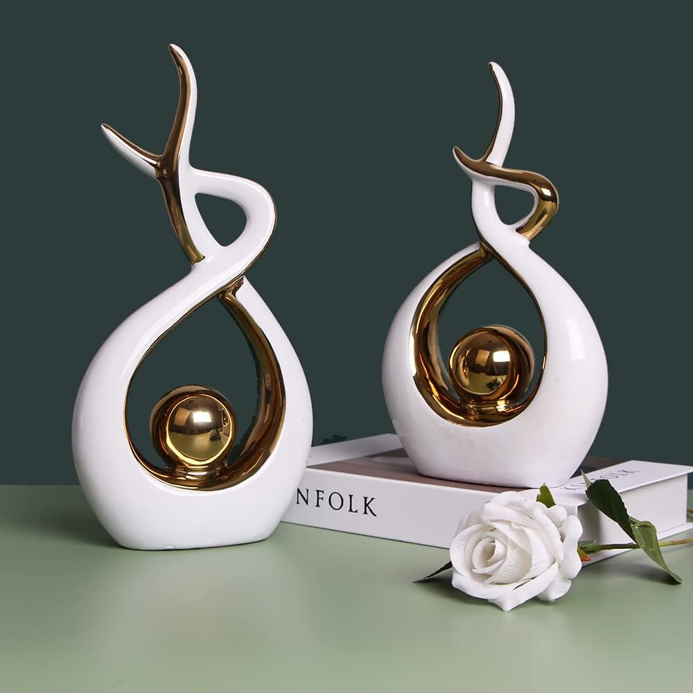 Norrclp Modern Abstract Art Ceramic Statue