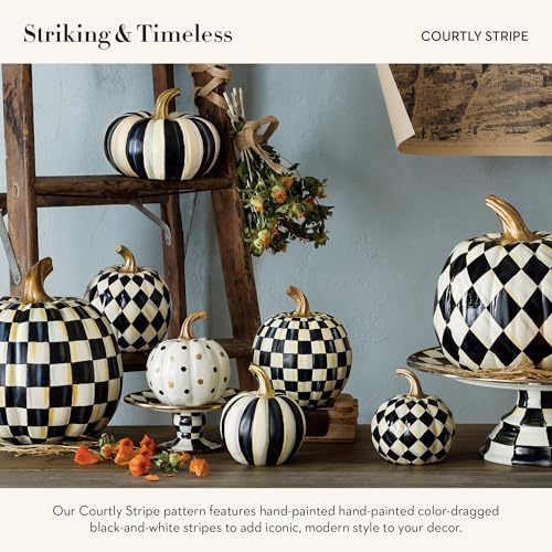 MACKENZIE-CHILDS Mini Pumpkin Resin Decor