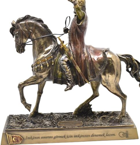 Generic Fatih Sultan Mehmet Bronze Statue - Ottoman History Decor