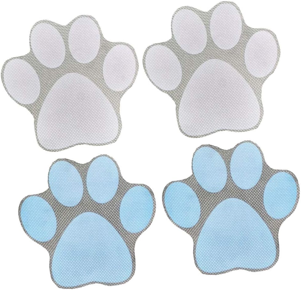 TOPBATHY 4pcs Cartoon Dog Bathtub Stickers