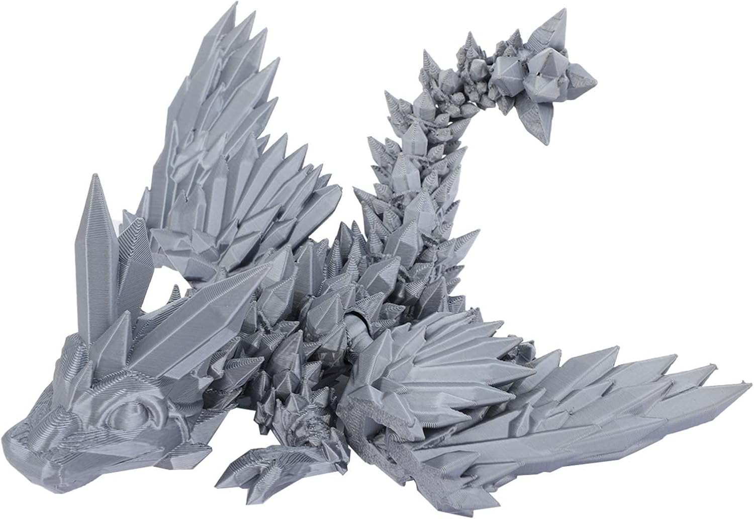 Nudsfuii 3D Printed Dragon Home Decor Statue