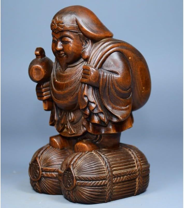 LimpaC Handmade Boxwood Mahakala Statue