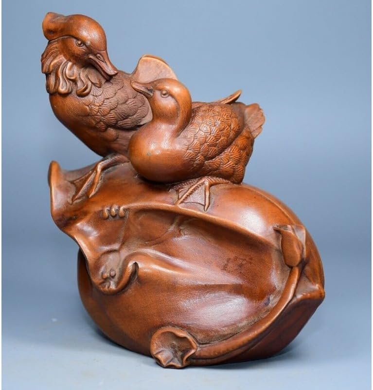 Handcrafted Mandarin Duck Statue Home Decor