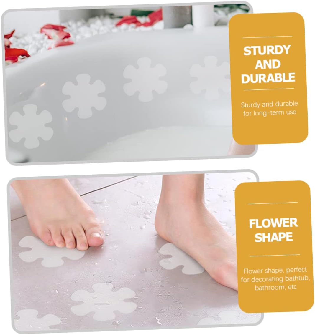 COSMEVIVI 12pcs Non-Slip Bath Tub Stickers Self-Adhesive