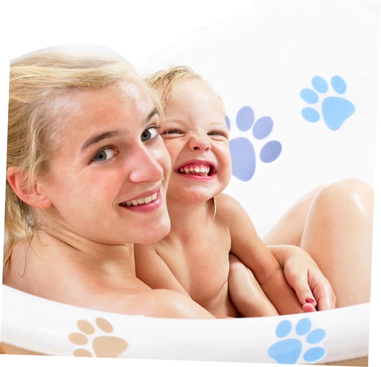 ABOOFAN 20 Pcs Dog Paw Print Non-Slip Stickers 1