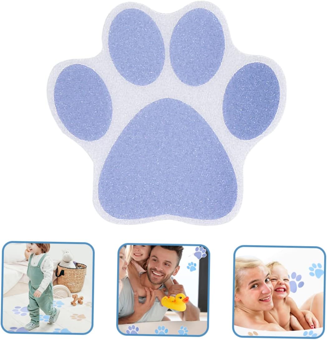 ABOOFAN 20 Pcs Dog Paw Print Non-Slip Stickers 1