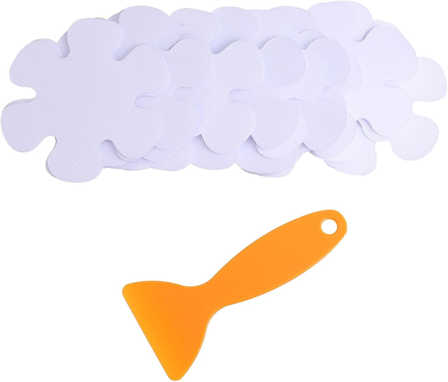 20Pcs Flower Shaped Nonslip Bath Stickers