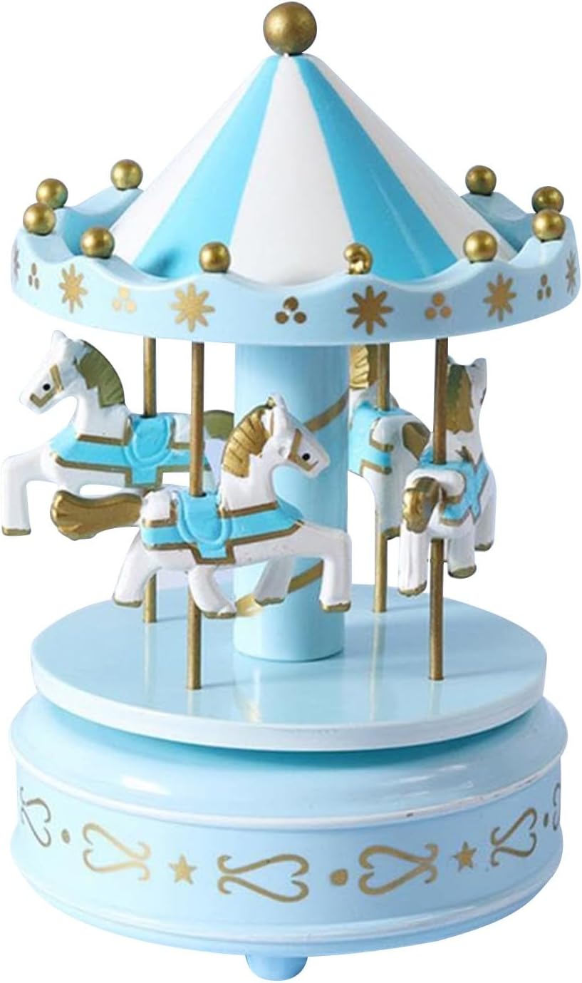 Golden Music Box Sculpture for Home Decor