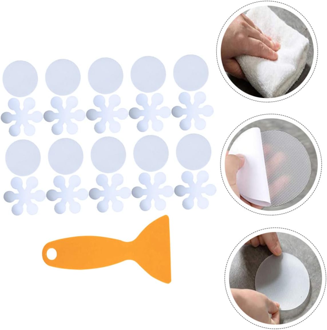 FELTECHELECTR 1Set Non Slip Sticker for Bathroom Safety