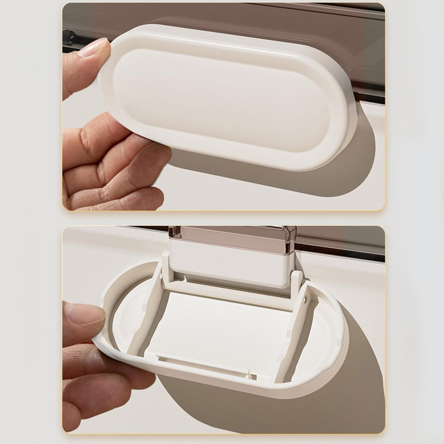 3-Tier Medicine Storage Box with Handle and Detachable Top
