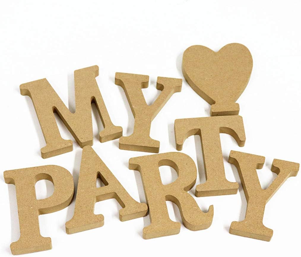 Wooden Table Number Statues for Home Decor