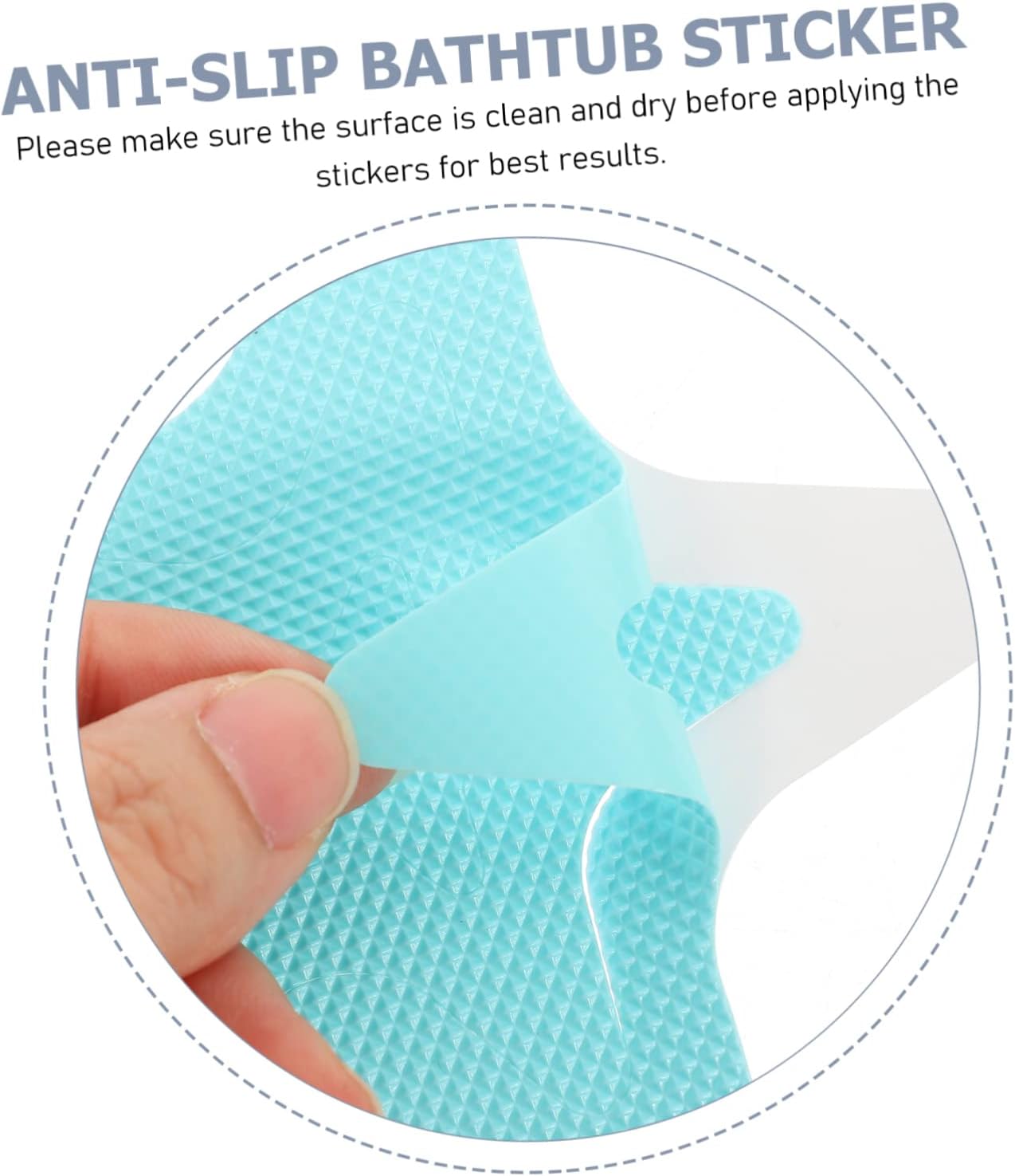 ABOOFAN 4-Piece Star Non-Slip Bathtub Stickers