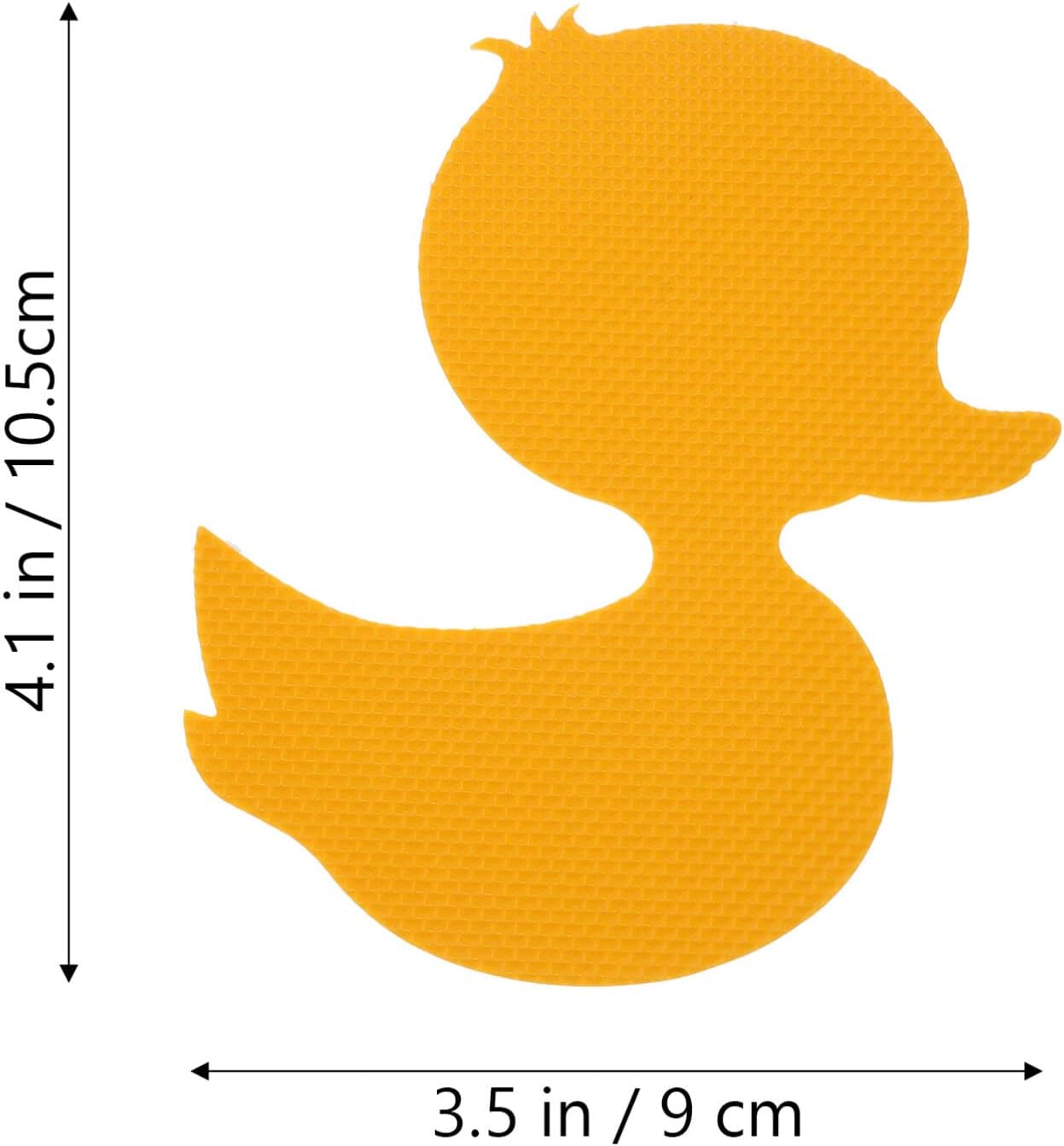 Ciieeo 12pcs Duck Non-Slip Bathtub Stickers