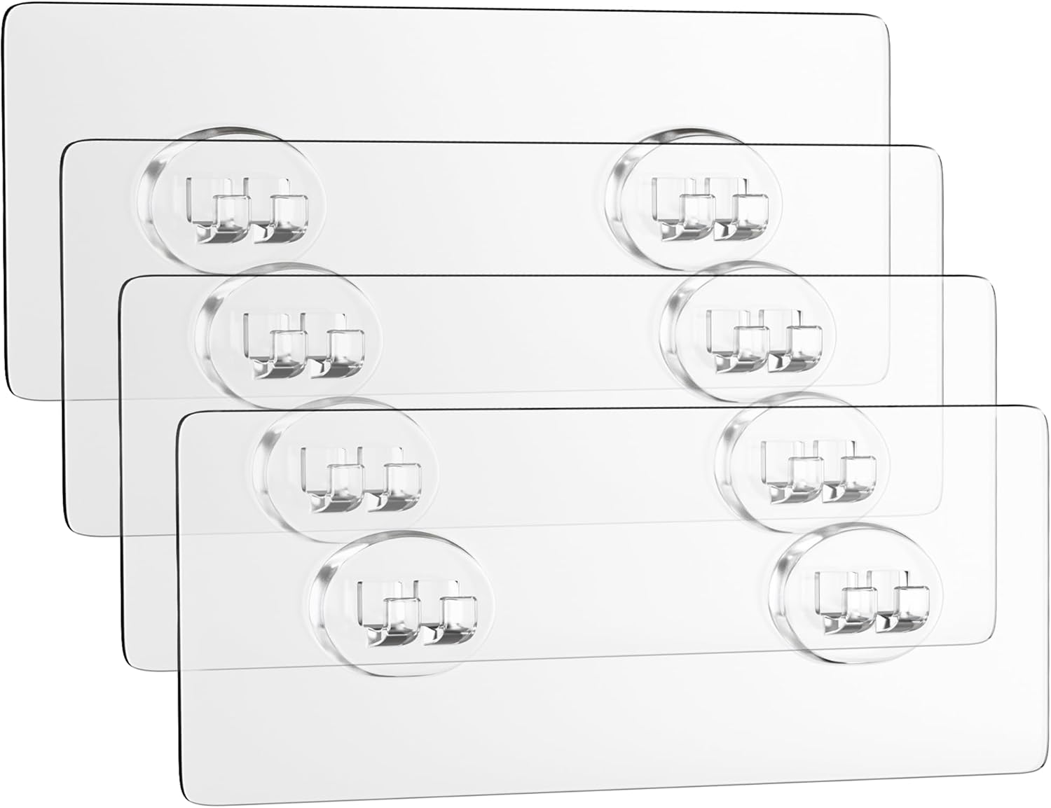 MAXIFFE 4 PCS Adhesive Shower Caddy Replacements