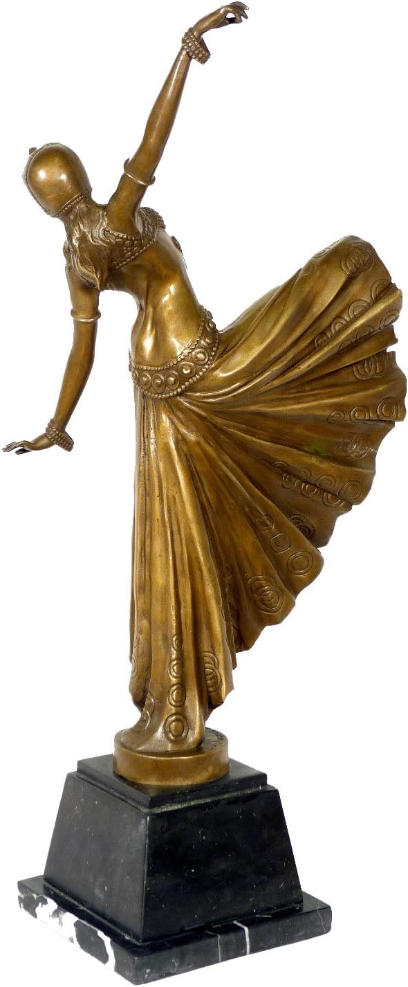 Kunst Ambiente Chorus Girl Bronze Sculpture - Signed