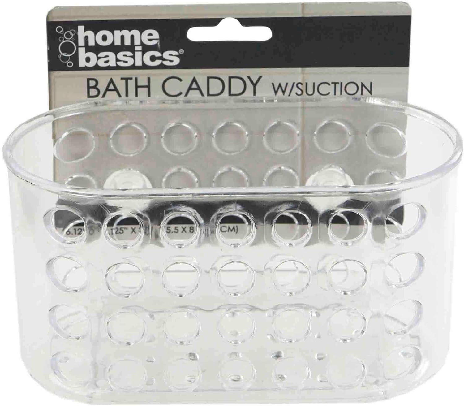 JOEYZ Wall Mounted Shower Caddy with Suction Cups