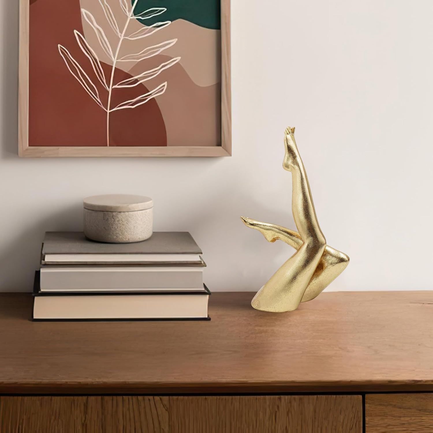 Neeenn Gold Legs Statue Modern Art Decor