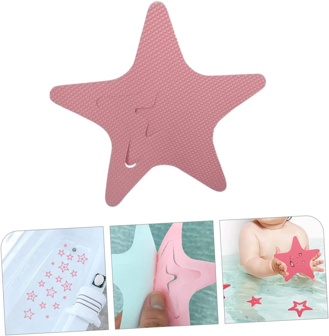 ABOOFAN 12pcs Star Shape Anti-Slip Bath Stickers