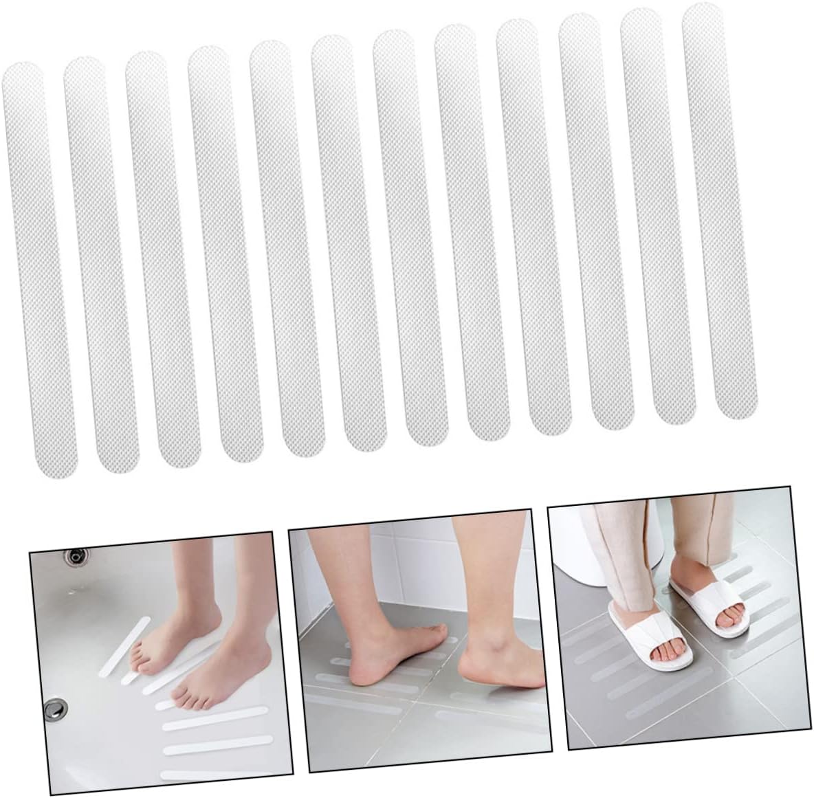 ABOOFAN Non-Slip Bath Stickers 12pcs Set