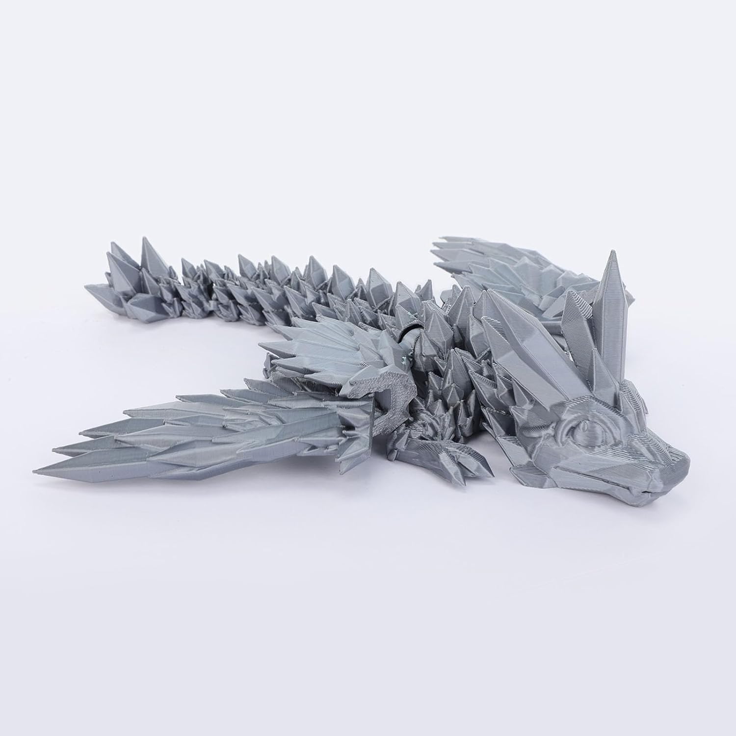 Nudsfuii 3D Printed Dragon Home Decor Statue