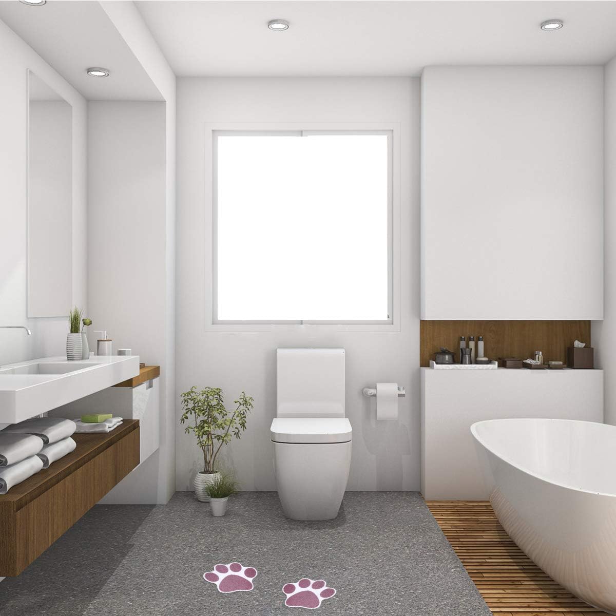 Cabilock 10pcs Cartoon Anti-Slip Bath Stickers
