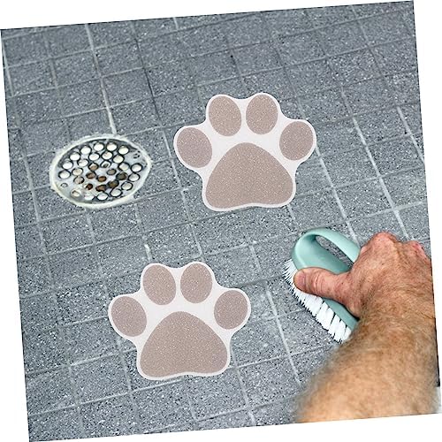 Non-Slip Bathtub Stickers with Paw Design 10pcs
