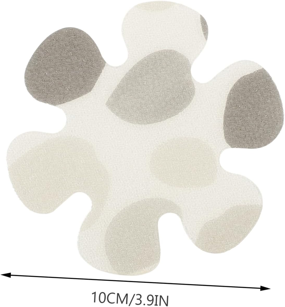 IMIKEYA Floral Bathroom Non-Slip Stickers