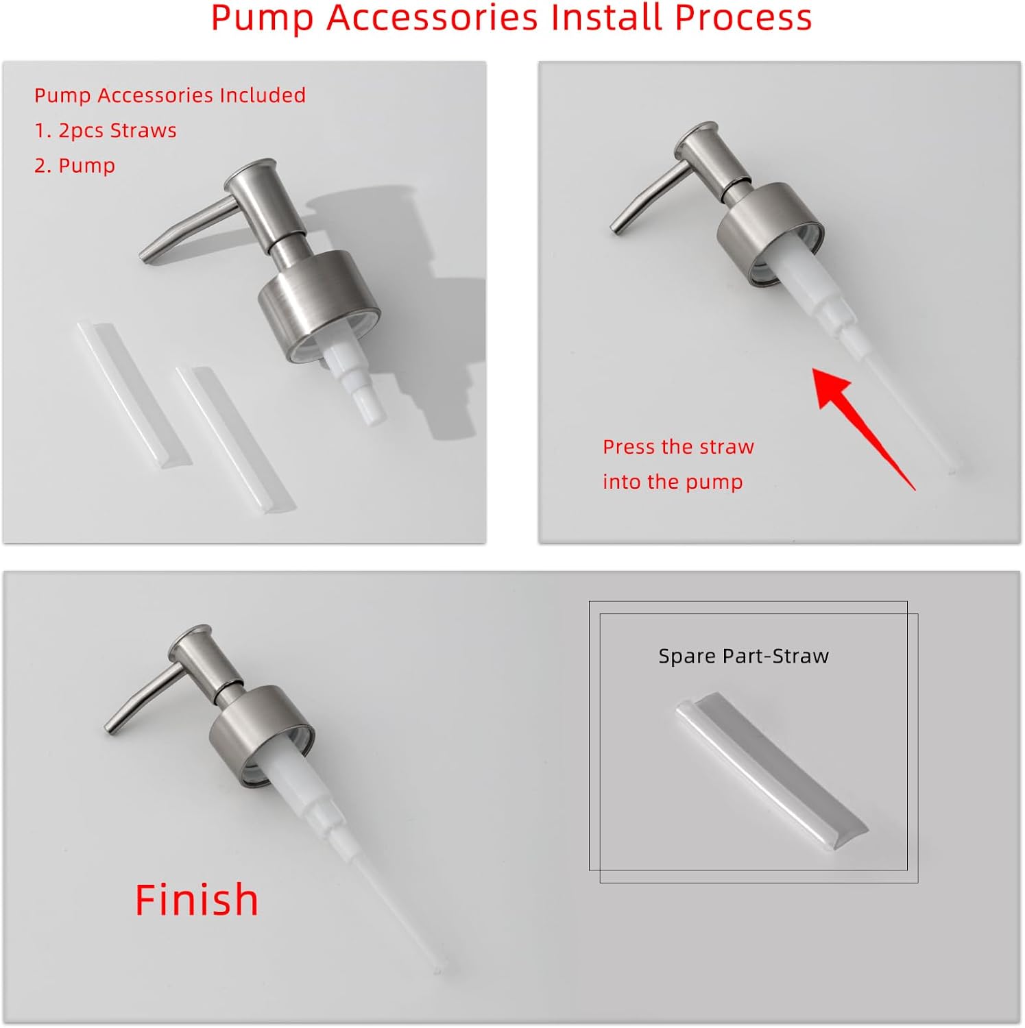 Haocoott 5PCS Modern Bathroom Accessory Set