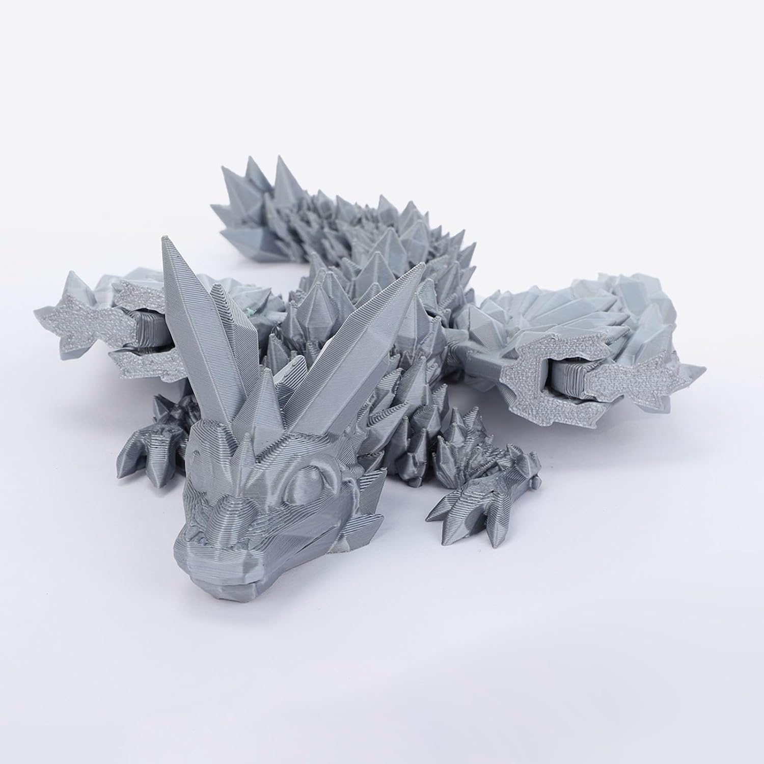 Nudsfuii 3D Printed Dragon Home Decor Statue