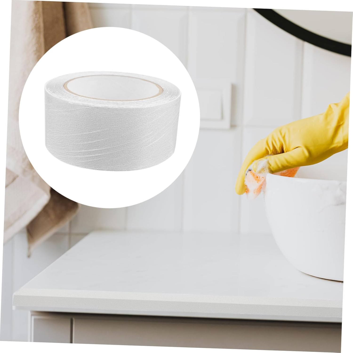 Luxshiny 1 Roll Non-Slip Bathroom Stickers