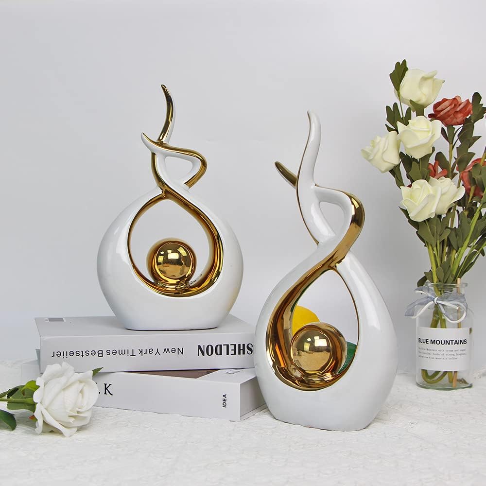 Norrclp Modern Abstract Art Ceramic Statue