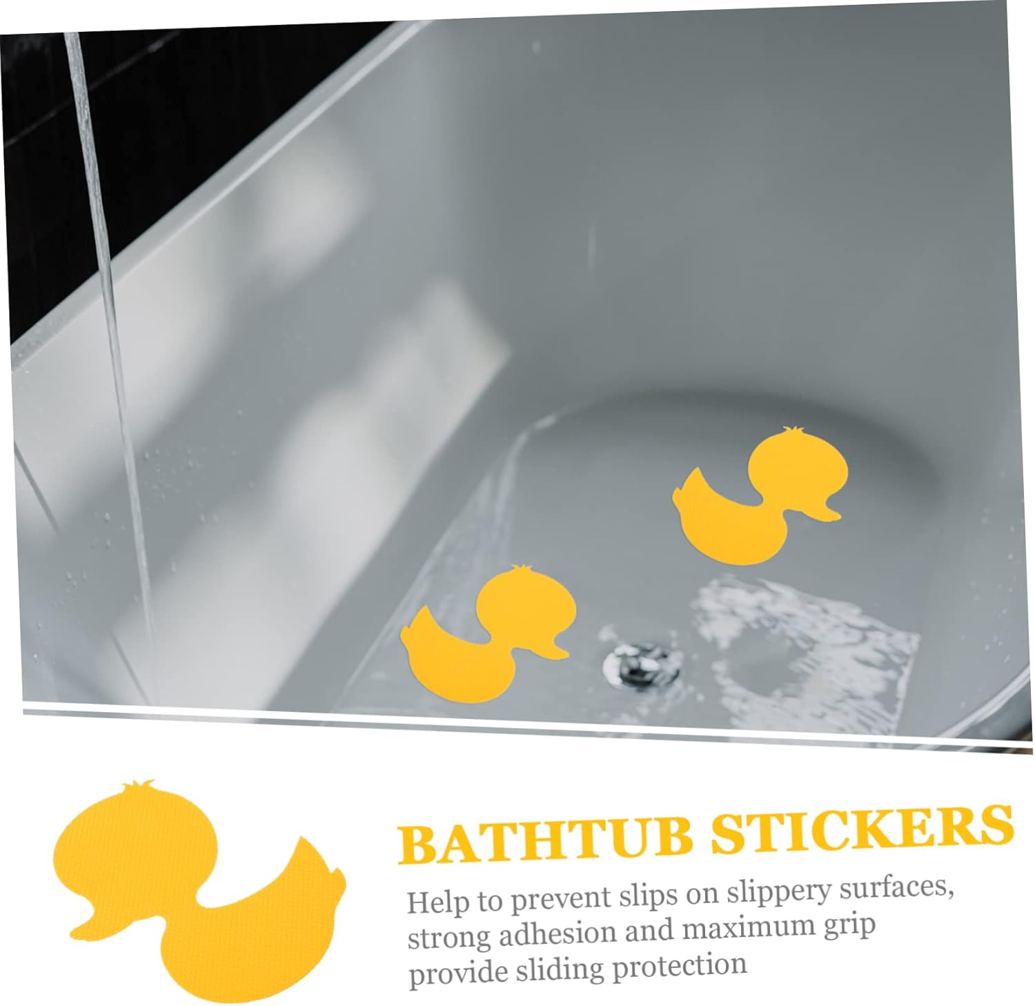 WESIEVYA 1 Set Non-Slip Cartoon Bathtub Stickers