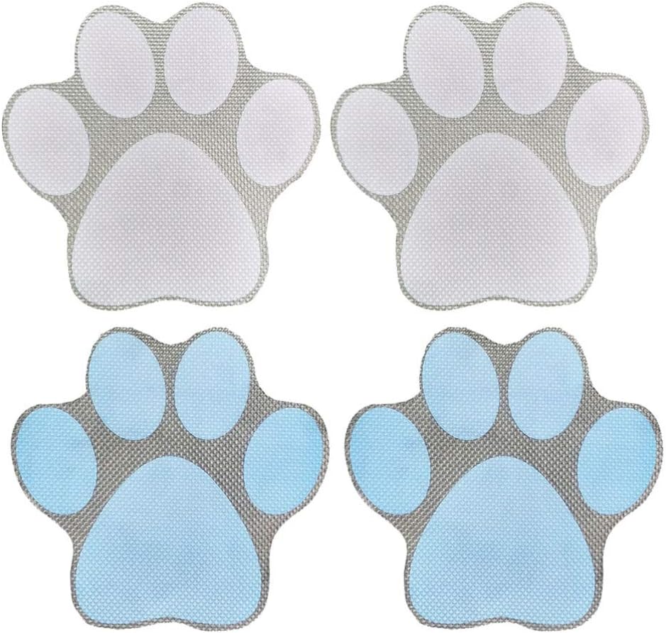 TOPBATHY 4pcs Cartoon Dog Bathtub Stickers
