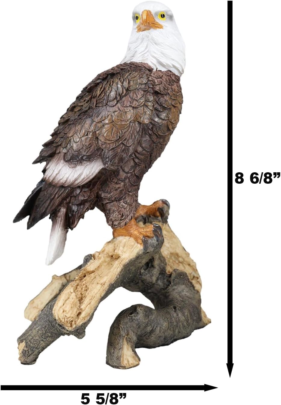 Ebros 875 Tall Realistic Bald Eagle Statue