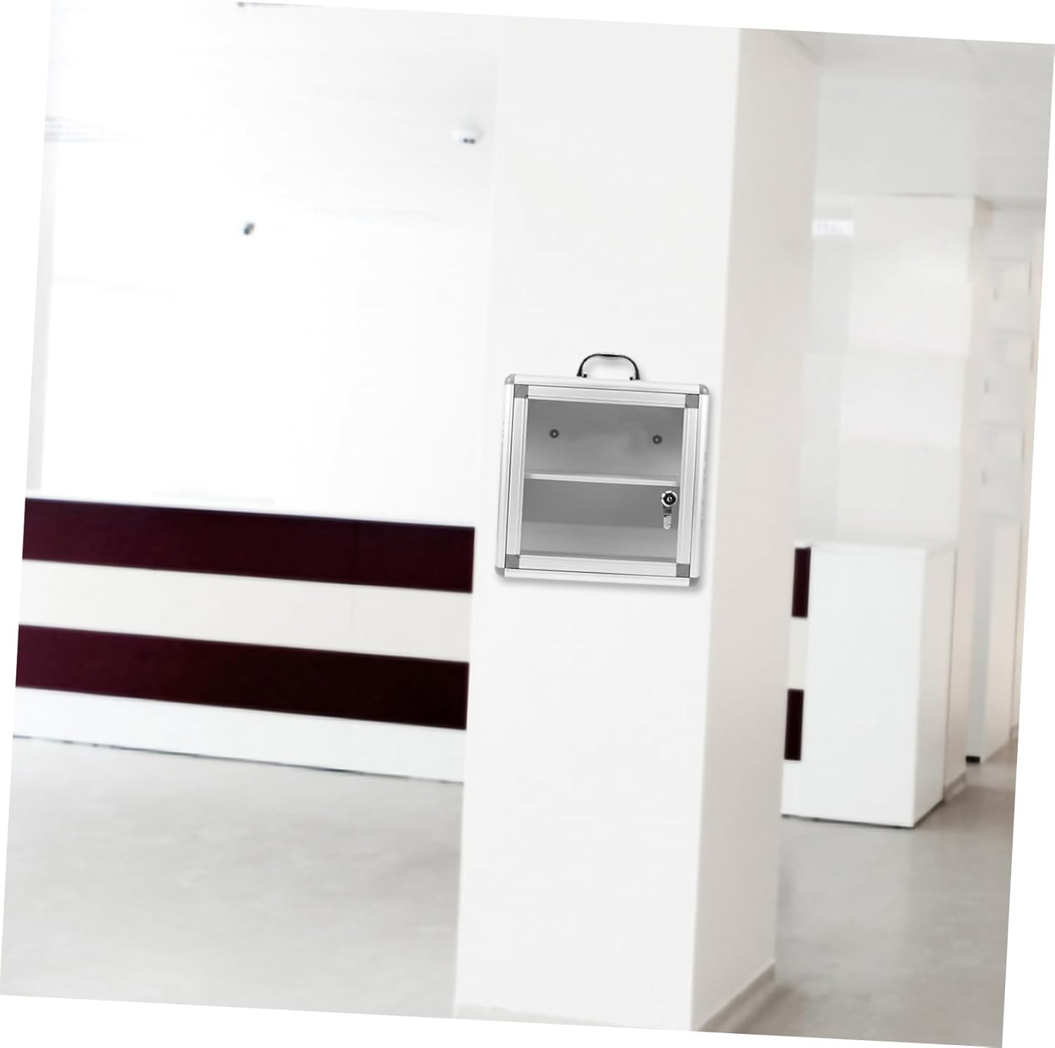 Wakauto Wall Mounted Medicine Cabinet with Transparent Door