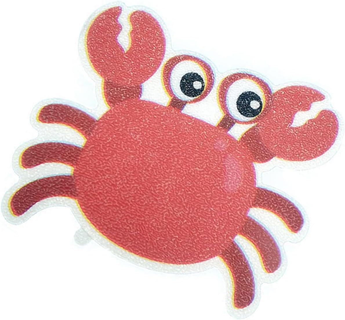 Ciieeo 5 Pack Non-Slip Bath Tub Stickers with Cartoon Crab Design