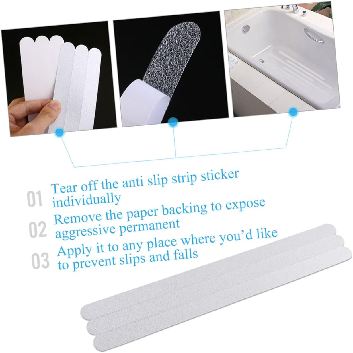 HOOTNEE Anti-Slip Stickers for Bathroom and Kitchen