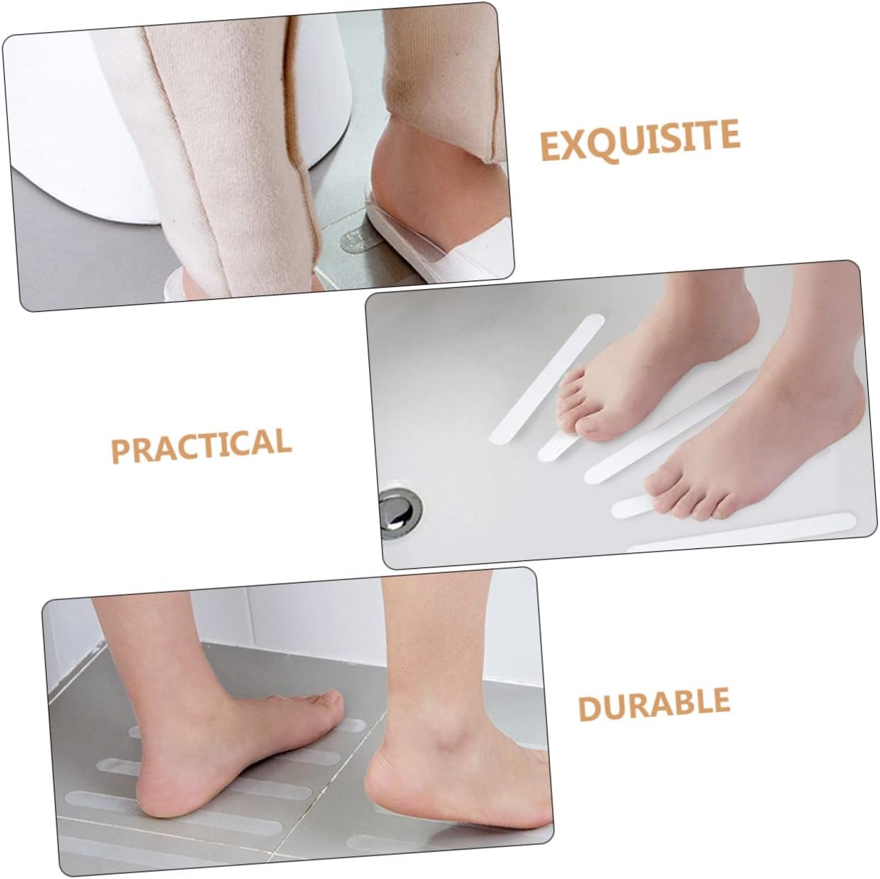 ABOOFAN Non-Slip Bath Stickers 12pcs Set